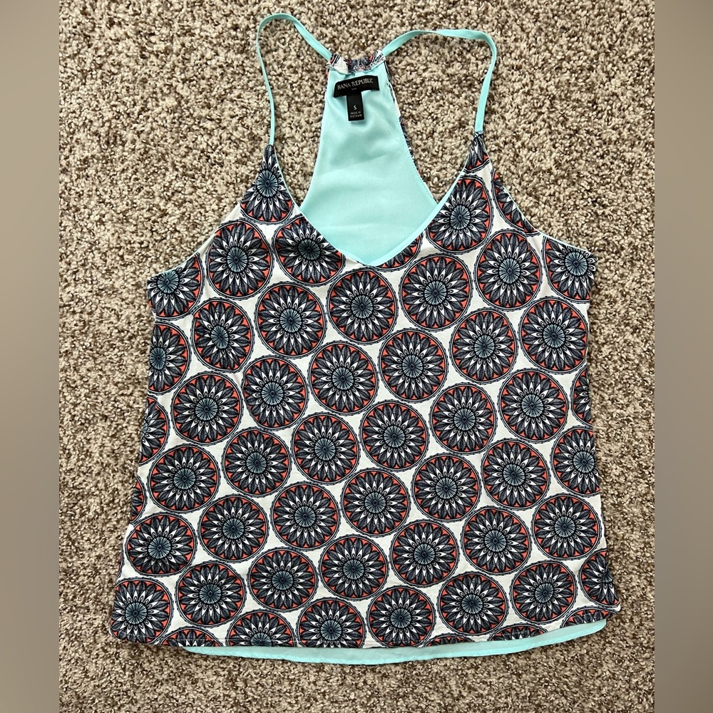 Banana Republic Kaleidoscope Patterned Tank Top
